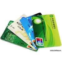 Фокус превращение купюры в  кредитную карту