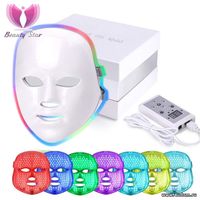 Световая чудо-маска Colorful LED beauty mask. 7 цветов.